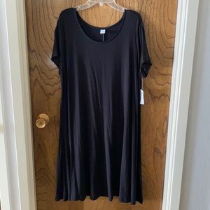 NWT black Old Navy short sleeve dress size L